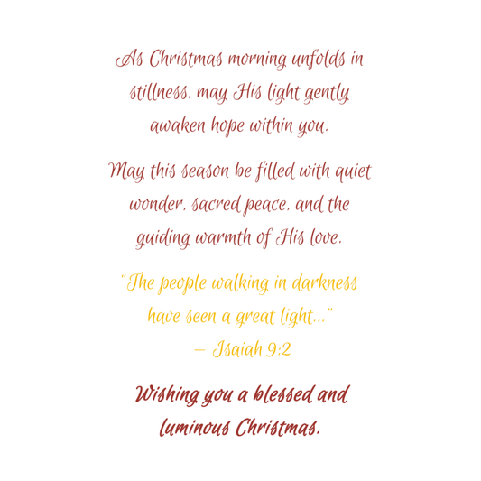 "Love is Hope" - Christmas Card