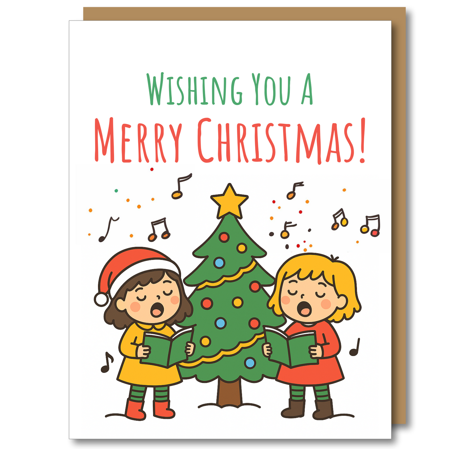 "Carolers" - Christmas Card