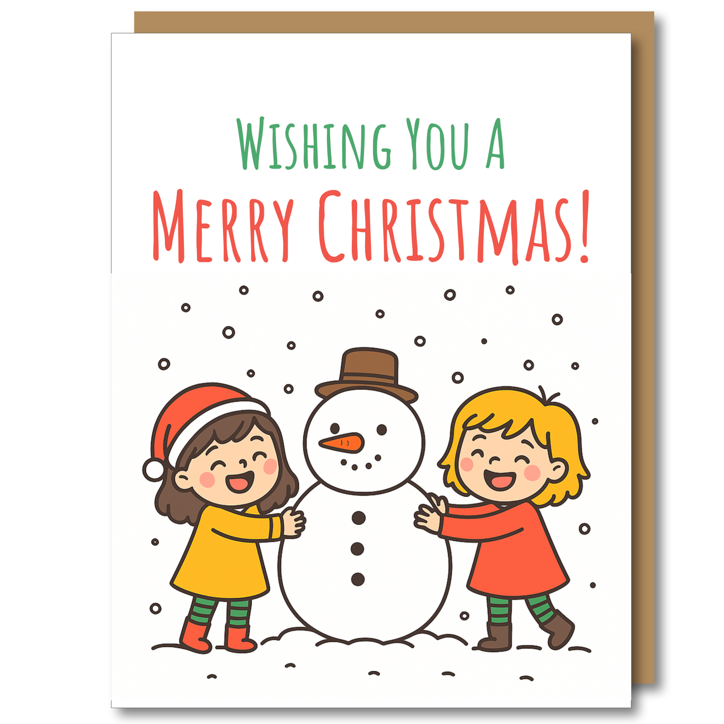 "Do You Want to Build a Snowman?" - Christmas Card