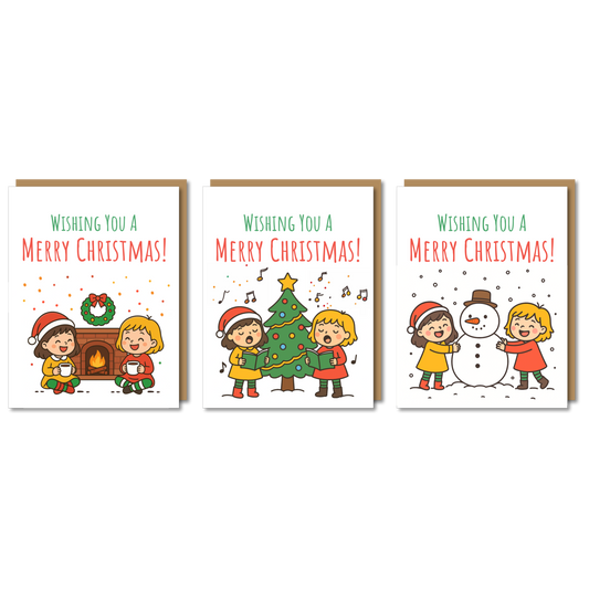 "Festive Friends" - Christmas Card Set