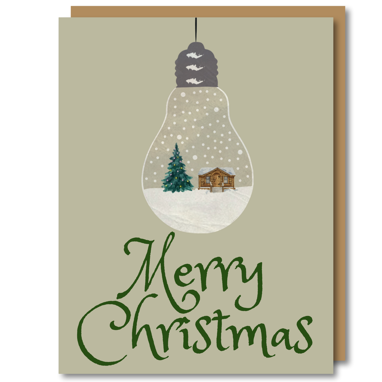 "Snow Bulb" - Christmas Card