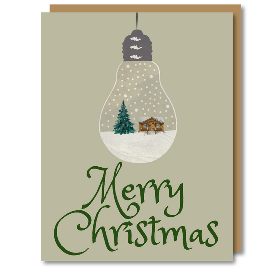 "Snow Bulb" - Christmas Card