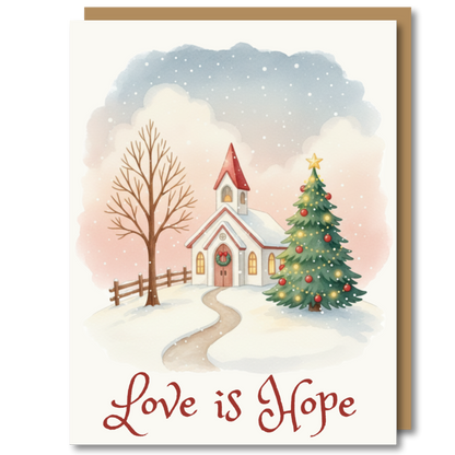 "Love is Hope" - Christmas Card