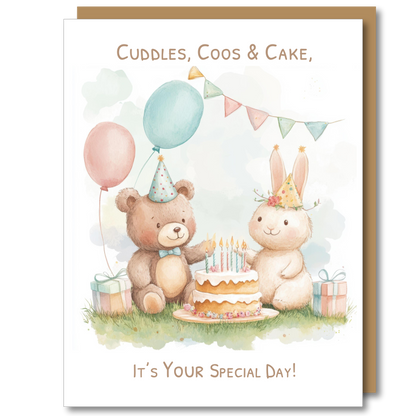 Cuddles, Coos, and Cake