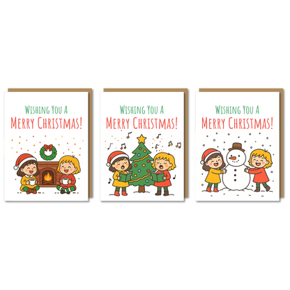 "Festive Friends" - Christmas Card Set